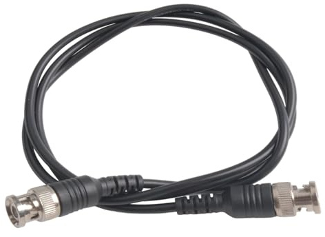 ZYWUOY BNC to BNC Cable, 50 Ohm Coaxial Oscilloscope with Silicone Rubber Jacket, 3.3ft Male to Male Wire for Lab Equipment