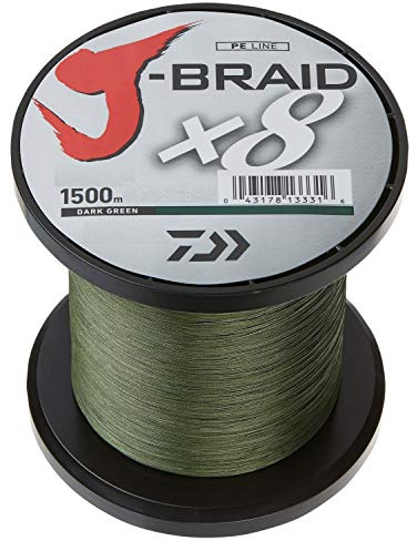 Daiwa J-Braid X8 0,24mm 18Kg 1500m Green Geflochtene Schnur