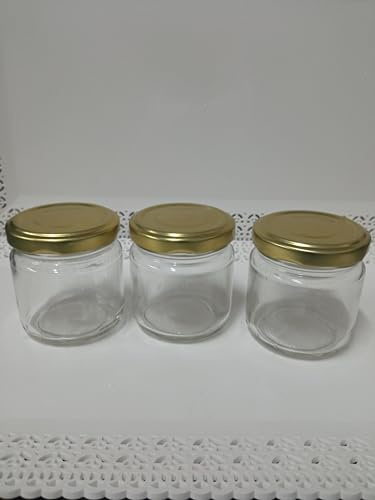 Set da 80 Barattoli di Vetro da 1606ml con Tappi Inclusi Adatti al Sottovuoto