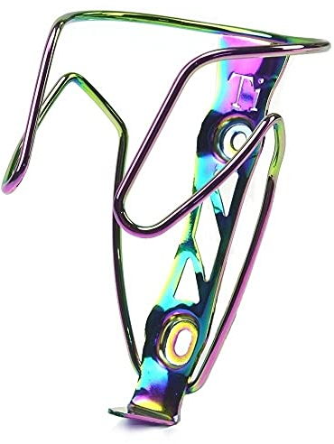 QSCTYG Fahrrad Flaschenhalter Ultraleichtes Titan-Alloy-Fahrrad-Wasser-Flaschen-Käfig MTB/Rennrad Fahrrad-Flaschenhalter-Bike-Rad-Flaschenkäfig 93