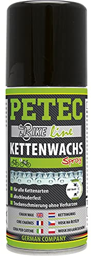 Petec Cera per catene Bike Line, spray da 100 ml