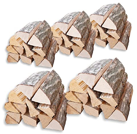 Bois de chauffage Hêtre pour cheminée, four à pizza, bois grillé, brasero – séché à l'air, prêt au four, haute valeur calorifique, peu de suie Quantité : 50 kg