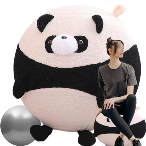 Homnova Gymnastikball Sitzball Büro Süßer Yogaball Dauerhaft Gymnastikball Abdeckung Staubdicht Faltbarer Stoffbezug Für Büro, Zuhause, Yoga, Pilates Und Schwangerschaft Auf,001,60cm