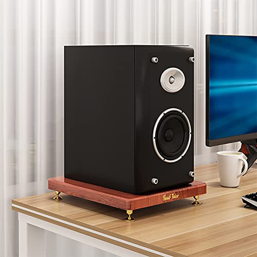 LIPJIA Soporte para Altavo,Soportes universales para monitores de Altavoces satelitales y de Escritorio de Cine en casa, para Altavoces de estantería medianos y pequeños