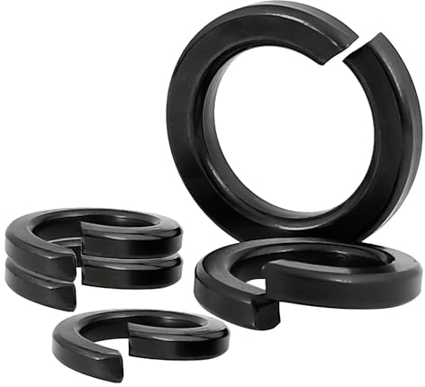 Qrity 10 Pièces Rondelle de Blocage à Ressort, M16 Rondelles à Ressort, Rondelles Metal Rondelles Plates, Bague D'étanchéité pour Boulon/Vis