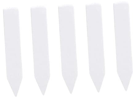 POPETPOP Pflanzenetiketten 500 Stück Kunststoff Weiß 10 Cm Gartenetiketten Pfähle für Kinderzimmer