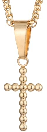 Klassisch Halskette Ketten Schmuck Herren Frauen Anhänger Necklace Die Rosenkranz Kreuz Anhänger Halskette Für Frauen Kirche Gebet Glauben
