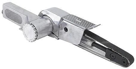 Lijadora de Banda Neumática, Lijadora de Banda Neumática de Velocidad Ajustable Resistente Diseño de ángulo de Aluminio Rectificado Suave Flexible de Alta Eficiencia para