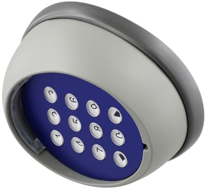 Teclado de control de acceso, impermeable, digital, inalámbrico, bloqueo de contraseña, abridor de puerta corredera, carcasa de aleación de zinc, funciona con pilas para exteriores, puerta de garaje