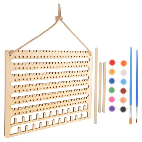 STOBAZA Présentoir Mural pour Bijoux Organiseur Suspendu pour Colliers Boucles Doreilles et Bagues Rangement Pratique et pour Chambre et Salle de Bain