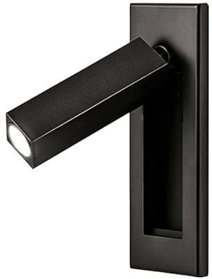 Lampada da Lettura a Parete - Applique a LED da 3 W con Interruttore Nascosto, Illuminazione Regolabile per la testiera del Letto, Ideale per Camera da Letto, Soggiorno, Studio e Angolo Lett