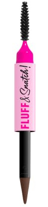 NYX Professional Makeup Fluff & Snatch Brow Powder Pen, Penna per Sopracciglia, Effetto Volumizzante, Finish Opaco, Fino a 24 Ore di Tenuta*, Formula da Crema a Polvere, Shade: 05 Cool Ash Brown, 1g