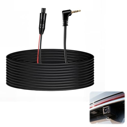 Cavo di prolunga per telecamera di retromarcia, 10 m, spina da 4 pin su spina da 2,5 mm, cavo per fotocamera Dash, impermeabile, cavo in rame puro per camion, RV, Bus DVR Backup Camera System
