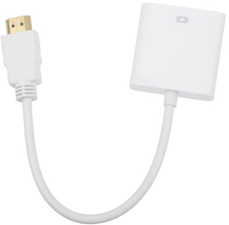 Zerodeko Adattatore digitale a Vga 1080P Cavo di Conversione Video senza Audio Convertitore Vga Portatile per Computer Laptop Monitor Accessorio per Ufficio e Multimedia