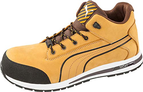 Puma 633180.45 Dash Wheat Mid HRO SRC säkerhetssko S3, beige, 45 EU