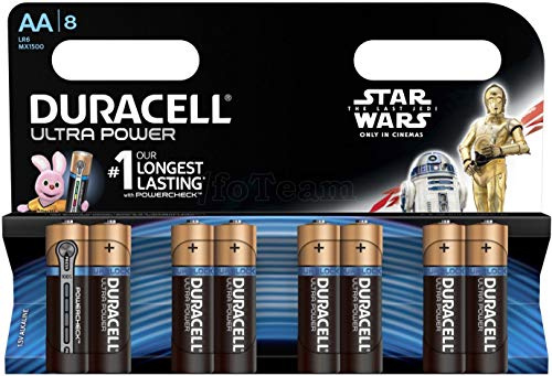 Duracell Piles LR06/AA Ultra Power - Le lot de 8