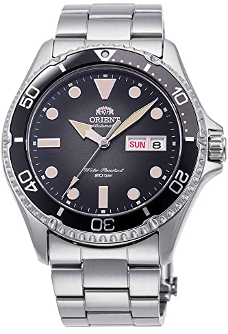 Orient Herren Analog Automatik Uhr mit Edelstahl Armband RA-AA0810N19B