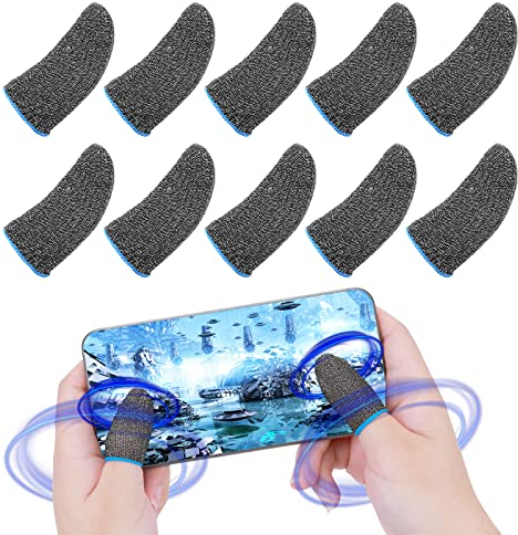 Cobee Lot de 10 manchons de protection respirants, anti-transpiration, compatibles avec téléphones portables, tablettes