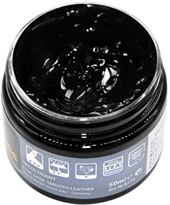 LOVIVER Restaurador de Color de cuero, crema reparadora de cuero, pasta renovadora, bálsamo para recolorear cuero para bolsa, asientos de coche, sofás, negro