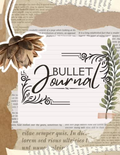 Bullet Journal with Calendar Note Doodle Gratitude and Inspiration Pages
