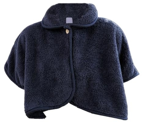 Beedozo Ultraweicher Sherpa-Flanell-Umhang für Damen, Wickeldecke, Fleece, tragbarer Poncho für Damen, warm, Winter und Herbst