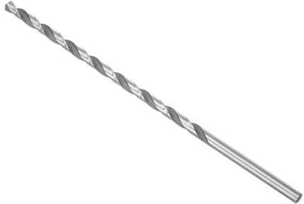CoCud Punte da Trapano Elicoidali Acciaio ad Alta Velocità 6542 Extra Lunghe, Diametro 8mm Lunghezza 250mm, Punta Trapano Dritta Twist Jobber Ossido Nero per Metallo Plastica Alluminio