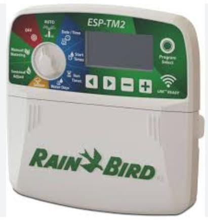 Rain Bird Programmatore di irrigazione per 12 zone INTERNI compatibilità sensore pioggia e modulo Wifi (non incluso)