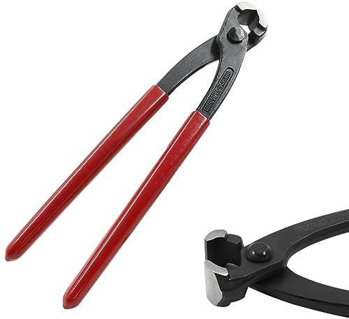 1 pince de serrage de 22,9 cm pour tuyau d'oreille, outil en acier au carbone pour colliers de serrage de tuyau