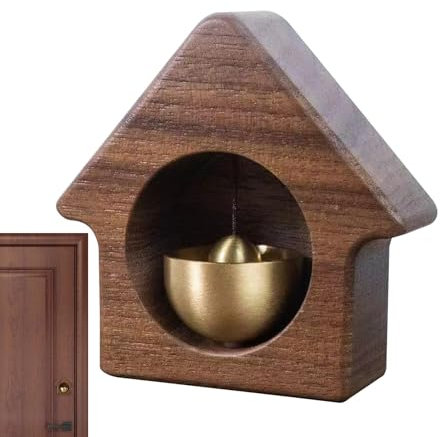 Handelsklingel aus - Magnetische Türklingel aus, Türglocke für Ladentür | Hängende Türglocke mit Holzspieluhr, Laute Türklingel, Klingel