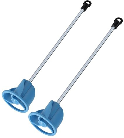 Paint, Epoxy Resin, Mud& Ceramic Glaze Mixer Paddle Blades - Power Drill Stirring Attachment - Mini Mixer Mixing Paddles 2 Pcs with Universal Shafts - Mix Cans, Buckets, Pails and Cups