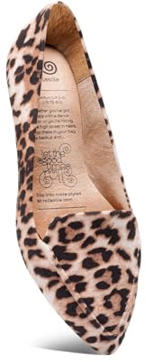 Rollasole Into The Wild, scarpe basse pieghevoli da donna, ballerine pieghevoli per viaggi o regali da donna, Leopard, 36/37 EU