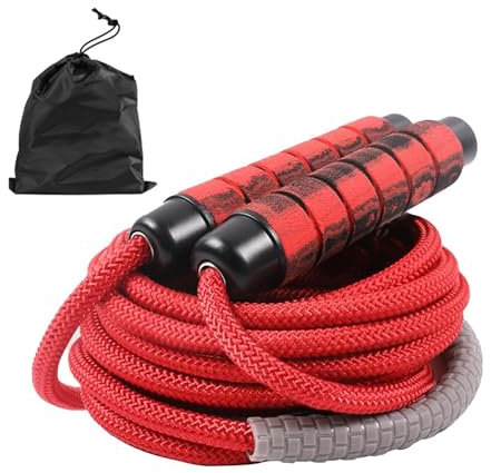 Verstellbares Springseil – Übungs-Springseil, verstellbare Springseile, verstellbares Springseil | gewichtetes Springseil ohne Verheddern, Team-Springseil mit ergonomischem Griff für Fitness, ex