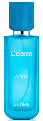 Celeste Aqua Eau de Parfum da 100 ml di La Fede Khadlaj | Profumo unisex agli agrumi marini con gelsomino zenzero e ambra | EDP a lunga durata