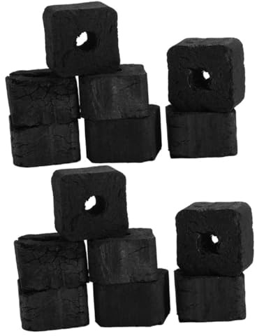 CIYODO Charbon De Bois Sans Fumée Pour Barbecue Portable En Petits Morceaux 500 G, Grill D'extérieur Multifonction Pour Cuisson, Infusion De Thé Et Chauffage En Camping, Sans Odeur