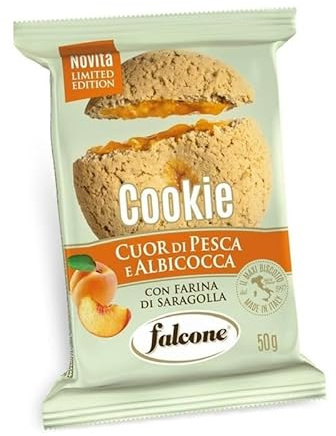 FALCONE-COOKIES 13 PZ. DA 50GR. GUSTI VARI (PESCA E ALBICOCCA)