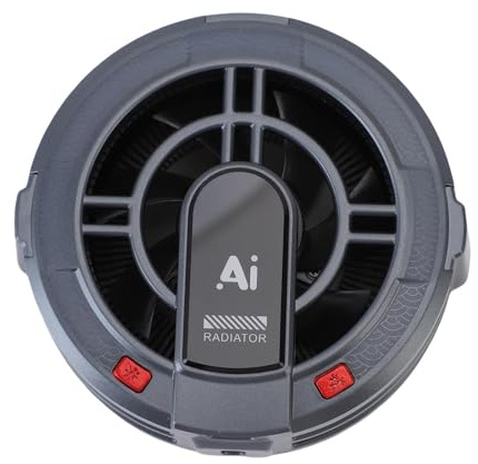 Jiawu Refroidisseur de Téléphone Haute Vitesse 5000 TR/Min, Ventilateur de Refroidissement à Semi-conducteur Magnétique pour Cartes Graphiques de Jeu, Design Portable élégant pour Tablettes