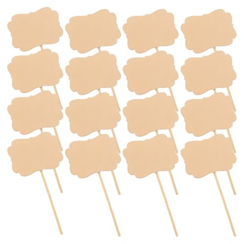 SHINEOFI Set 20 Pezzi Etichette per Piante in Legno Rustico Cartelli da Giardino Vuoti per Etichettatura Piante da Interno ed Esterno Accessori per Giardinaggio Decorativi e Fioriere