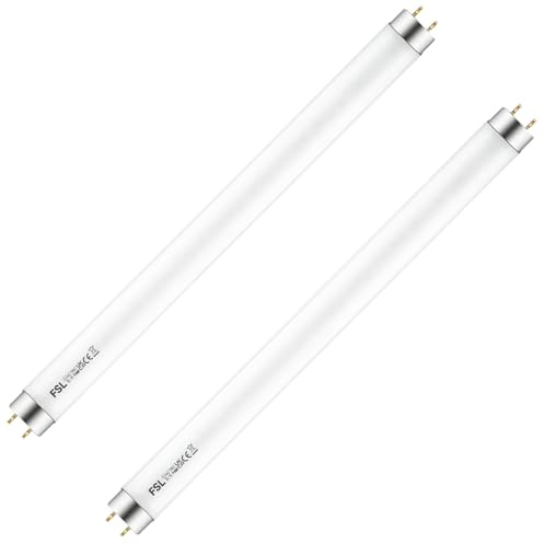 GKT FSL BL T8 F15W Ampoule Anti-Mouches,45cm,365 nm,Ampoule de Remplacement pour tueurs d'insectes, Compatible avec Les Lampes Anti-moustiques/tueurs d'insectes de 30 W(2 pièces)