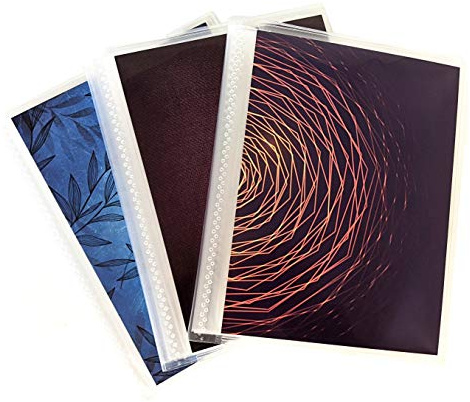 CocoPolka - Album fotografico tascabile, 4 x 6, confezione da 3, 48 tasche trasparenti in ogni mini album. Coperture flessibili e rimovibili.