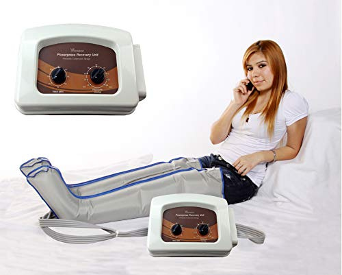 Powerpress Kompressions-Beinmassage-System mit vollem Bein, groß, XL und XXL (großes Paar-Set)