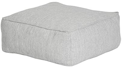 blomus Outdoor Hocker -Grow- | Farbe Cloud (exkl. Bodenplatte) | Aus Kunstfaser; Maße 75 x 75 x 38 cm