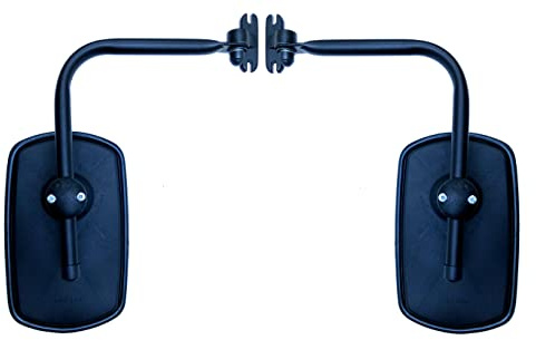 MelTruck 2x Außenspiegel 260x155 mm Ø14-20 mm E20 mit Spiegelhalter links rechts für LKW Nutzfahrzeuge