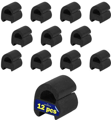 12 x Cooking Hob Grate Rubber Feet 10x9mm C00039148 for Ariston 754010095