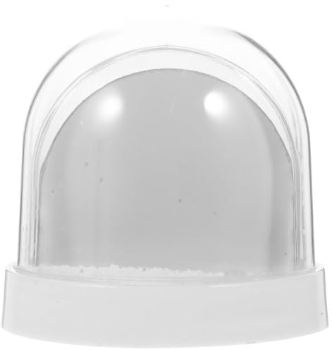 Zerodeko Schneekugel Für Fotos Leere Sublimations-schneekugel Mit Individuellem Bild-Einsatz Für Weihnachten Geburtstage Hochzeiten Und Mehr