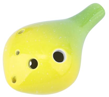 TOGEVAL 6löcher Keramik Flaschenstil Musikinstrument Für Anfänger Mit Natürlichem Und Filigranem Design