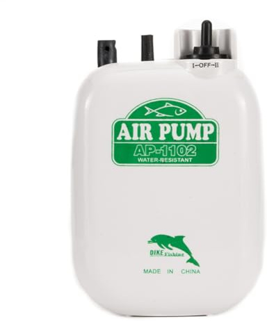 Aquarium Luftpumpe - Einstellbare Fisch Tank Luftpumpe | Leiser Akku Wiederaufladbarer Luftbelüfter Pumpp | Angeln Wasserdichter Sauerstoffkompressor Tragbar Große Power Batterie Angeln Aquarium Für