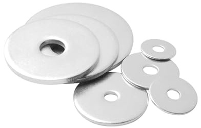 LDHNFBYV Rondelle Piatte in Lega di Alluminio 6061, 30-100 Pezzi/Lotto, rondelle DIN9021(M8x16x1.5 (100PCS))