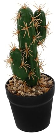 BESTYASH Piante Grasse Finte in Plastica Decorativa, Vaso Piccolo per Soggiorno e Casa, Resistente e Realistica, Ornamento Bonsai Artificiale per Interni