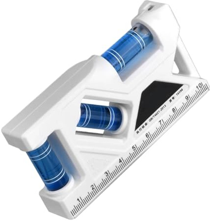 Leveler Tool, Leveler Tool, Magnetic Spirit, Compact Magnetic Leveling Measuring Device | High-Precision Water Level Meter | Durable Anti-Fall Mini Ruler for Home Commercial Use