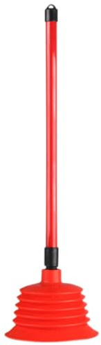 jojofuny Sturalavandino Potente in PVC Rosso per Scarichi Bagno, Accessorio Bagno Facile da Pulire per Luoghi Pubblici e Hotel